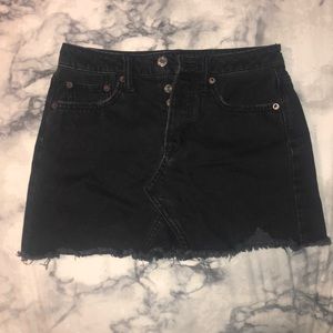 Black American Eagle jean skirt